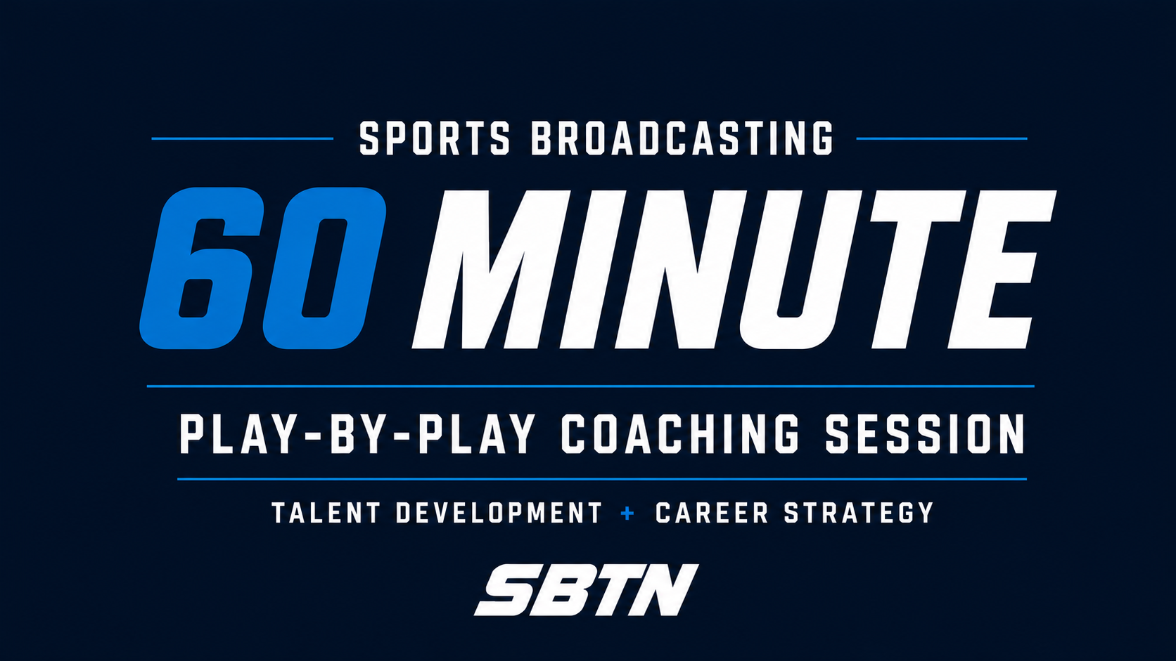 60-Minute Individual Session with Play-by-Play Coach